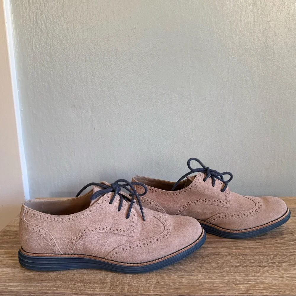 Cole Haan Women’s Lunagrand Wing Tip Shoes - 8.5 - Picture 4 of 7
